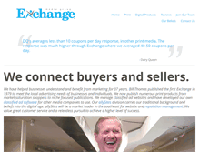 Tablet Screenshot of exchange-inc.com